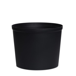 Plantkruka12 CM Återvunnen Plast Svart