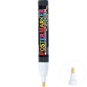 Märkpenna Artline Marker Vit 4mm