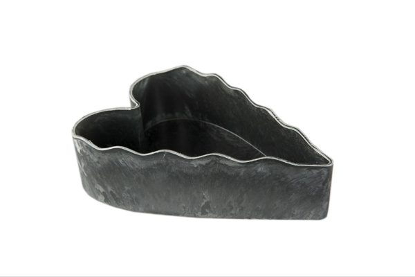 Hjärta Grå 21.5x15x5.8cm