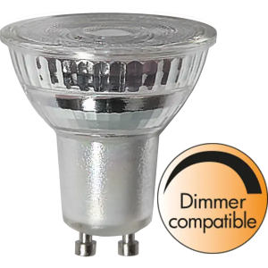 LED-lampa gu10 mr16 Spotlight Glass