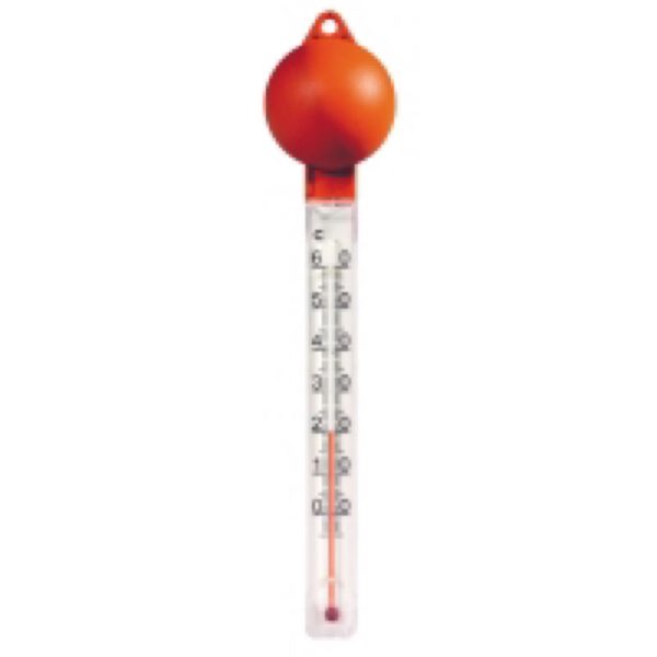 Bad- och pool termometer Plus Orange